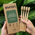 Evron Vildsvinsborstin & Bambu Tandborste (4-pack)